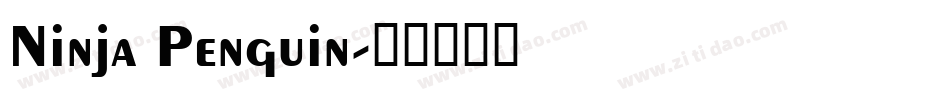 Ninja Penguin字体转换